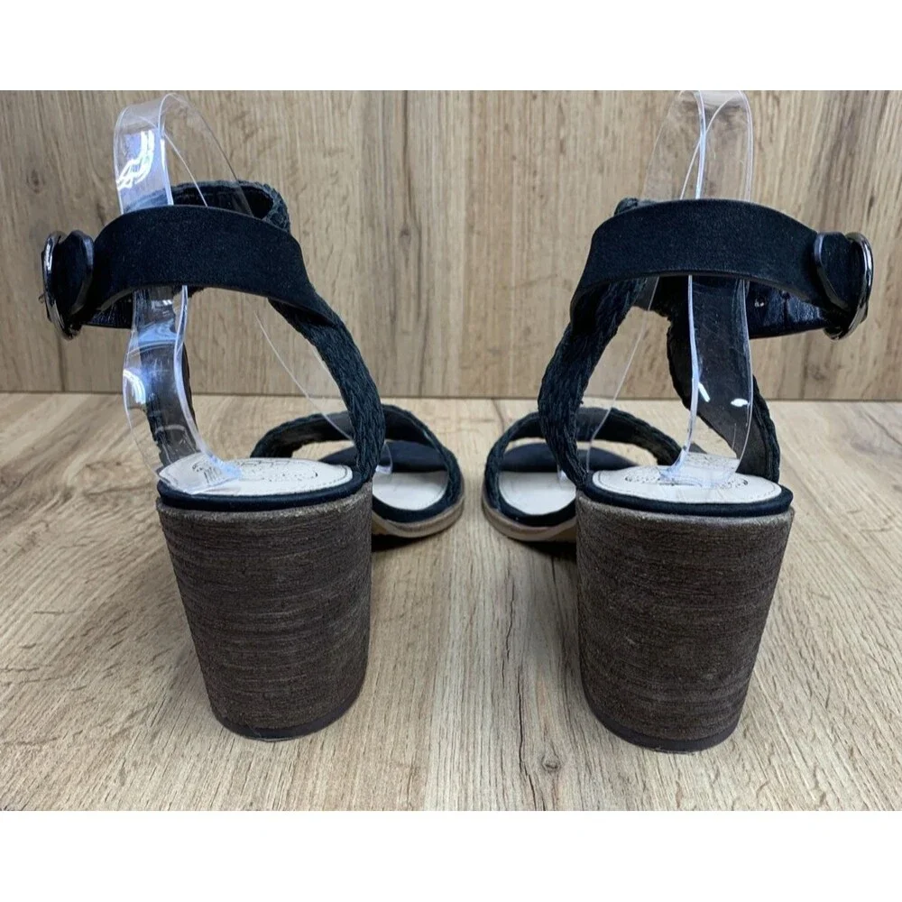 Vince Camuto Womens Kolema Block Heel Sandal Shoes Strap back Black  Size US 9M - Picture 7 of 16